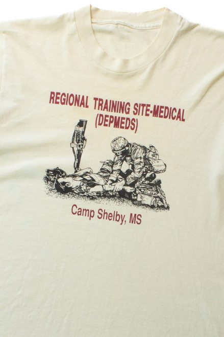 Vintage DEPMEDS Camp Shelby T-Shirt (1990s)