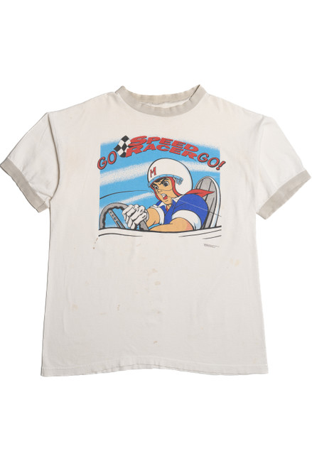 Vintage 1993 "Go Speed Racer Go!" Ringer T-Shirt