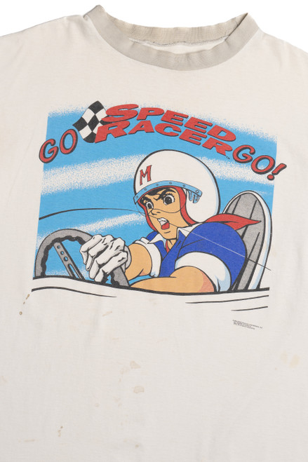 Vintage 1993 "Go Speed Racer Go!" Ringer T-Shirt