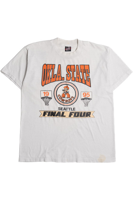 Vintage 1995 Oklahoma State Cowboys Final Four T-Shirt