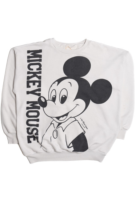Vintage Mickey Mouse Front/Back Print Sweatshirt 10645