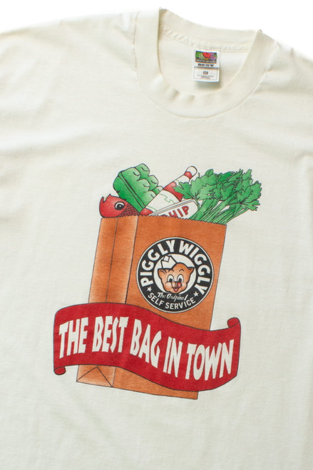 Vintage Piggly Wiggly Best Bag In Town T-Shirt (1990s)