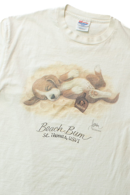Vintage Beach Bum Puppytan T-Shirt (1990s)