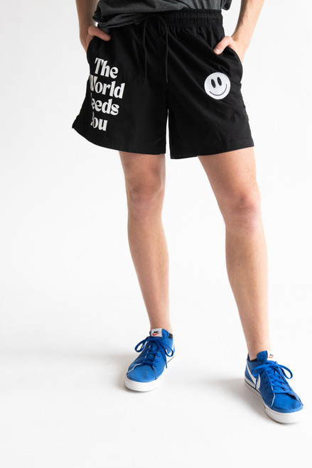 The World Needs You Cotton Shorts