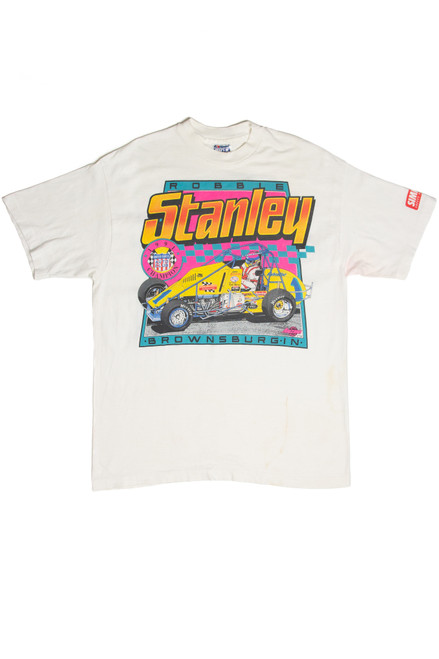 Vintage Robbie Stanley 1991 USAC Champion T-Shirt