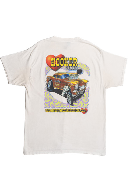 Vintage "Hooker Headers" Car T-Shirt