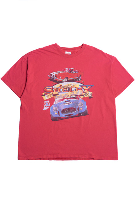 Vintage 2004 Shelby Indiana SAAC Spring Fling Car Show T-Shirt