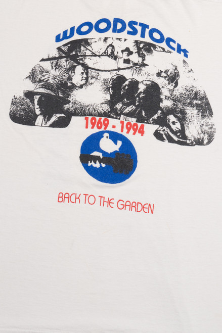 Vintage Woodstock 1994 "Back To The Garden" T-Shirt