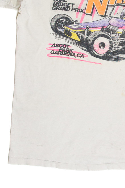 Vintage Thrashed Turkey Night Midget Grand Prix T-Shirt (1988)