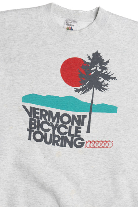 Vintage "Vermont Bicycle Touring" Scenic Sweatshirt