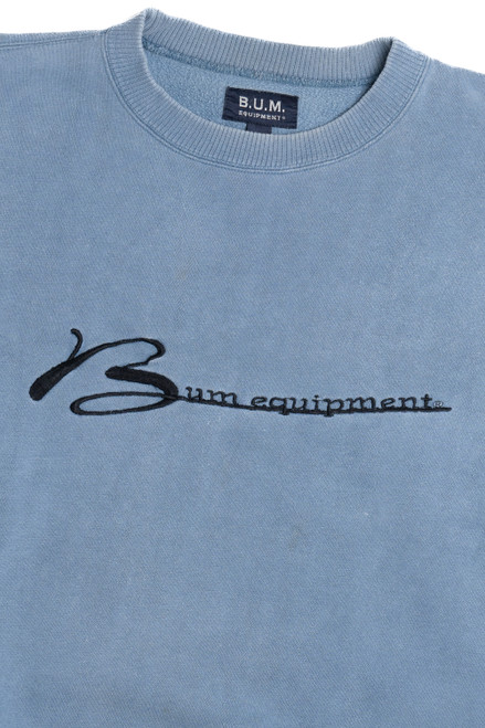 Vintage "Bum Equipment" Embroidered Logo Sweatshirt