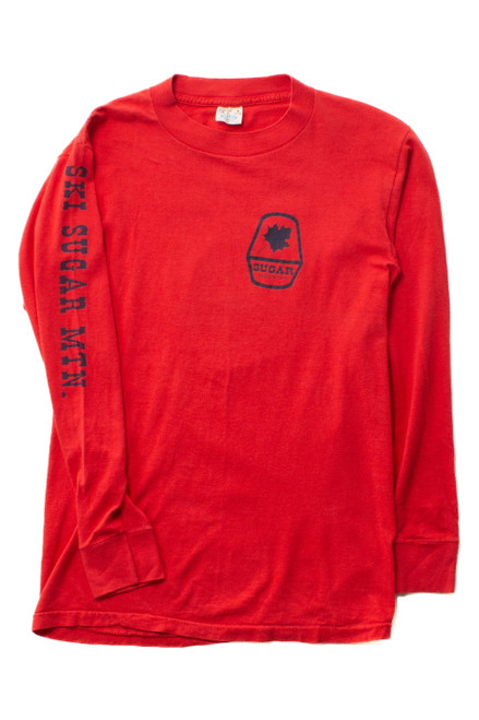 Vintage Ski Sugar Mountain Long Sleeve T-Shirt (1980s)