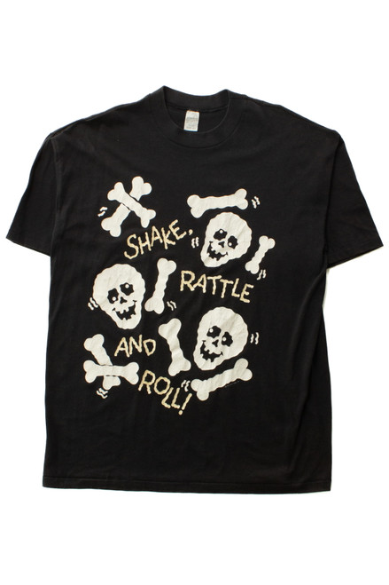 Vintage Shake Rattle And Roll Bones T-Shirt (1990s)