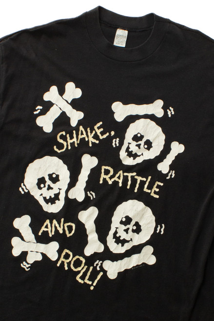 Vintage Shake Rattle And Roll Bones T-Shirt (1990s)