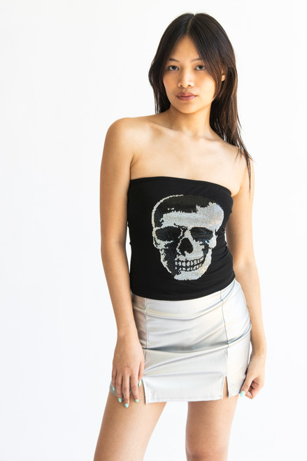 Crystal Skull Tube Top