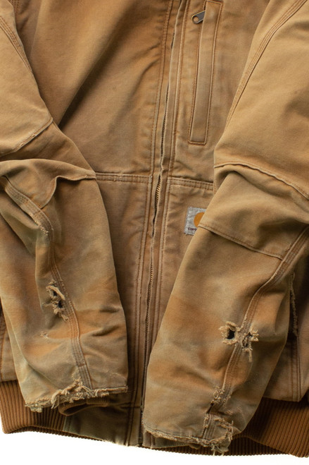 Distressed Full Swing Hooded Carhartt Jacket (2000s)