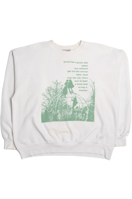 Vintage Women's International League for Peace and Freedom Quote Sweatshirt