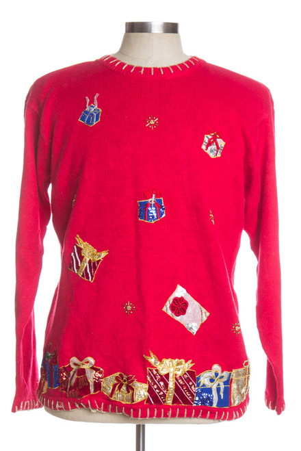 Red Ugly Christmas Pullover 40070