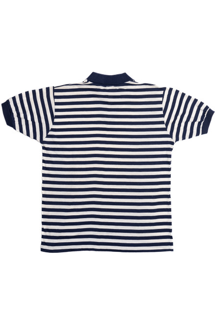 Vintage Navy Striped Le Cheval Polo Shirt