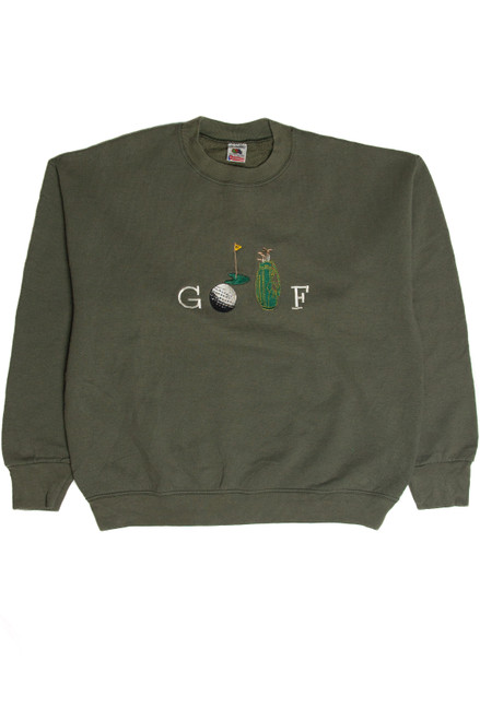 Vintage Golf Embroidered Sweatshirt