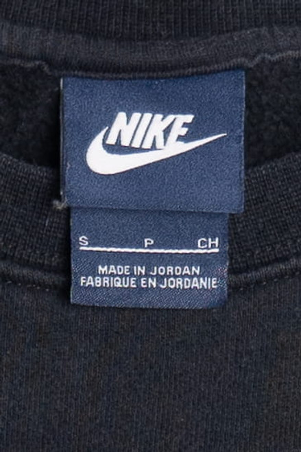 Nike Embroidered Logo Faded Black Sweatshirt