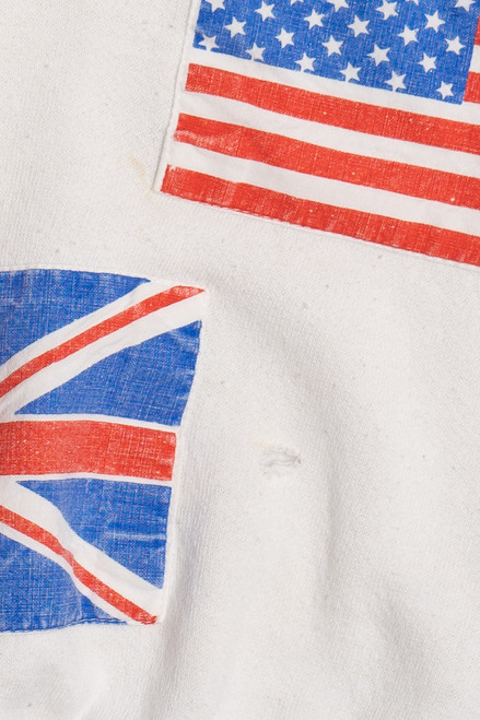 Vintage "America's Cup" Flag Patches Sweatshirt