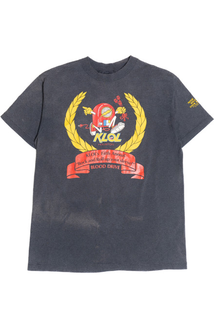 Vintage "KLOL Houston Blood Drive" T-Shirt