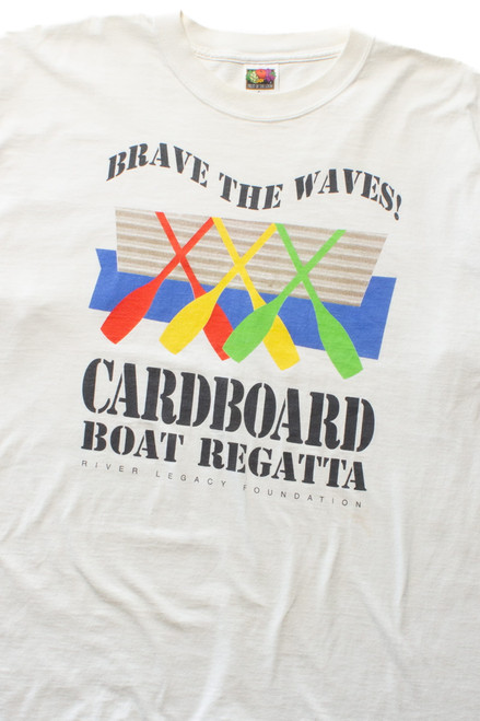 Vintage Cardboard Boat Regatta T-Shirt (2000s)