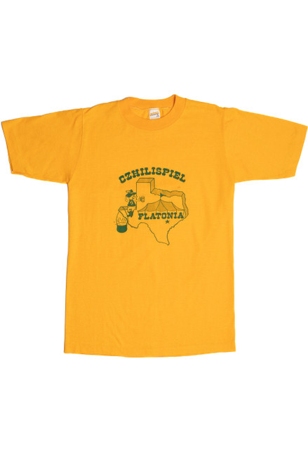 Vintage "Czhilispiel Flatonia" T-Shirt