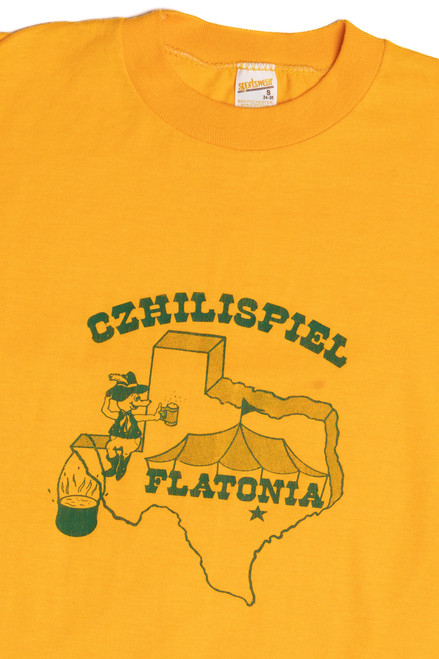 Vintage "Czhilispiel Flatonia" T-Shirt