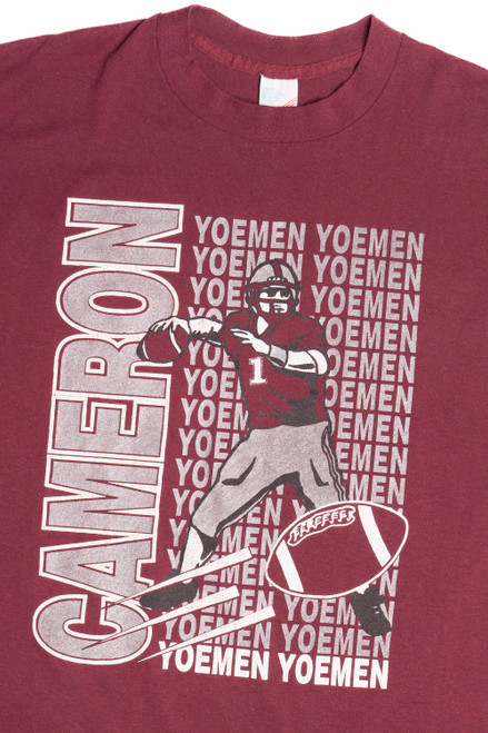 Vintage Cameron Yoemen Football T-Shirt