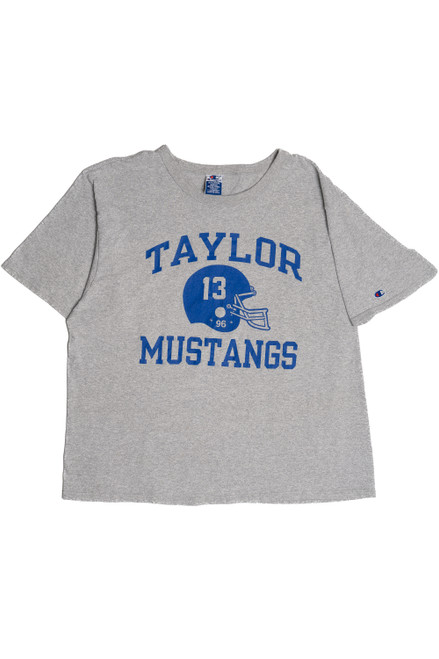 Vintage "Taylor Mustangs" Football Champion Heavyweight T-Shirt