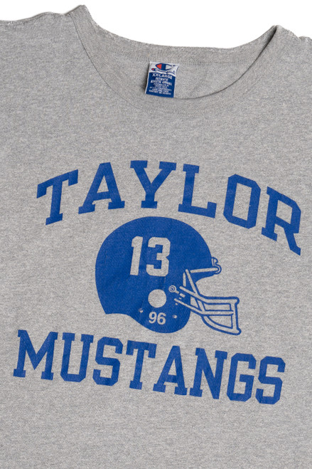 Vintage "Taylor Mustangs" Football Champion Heavyweight T-Shirt