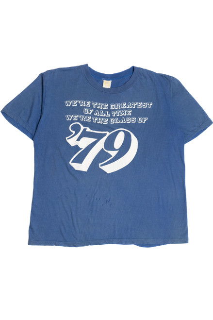Vintage Distressed "Class of '79" T-Shirt (1970s)
