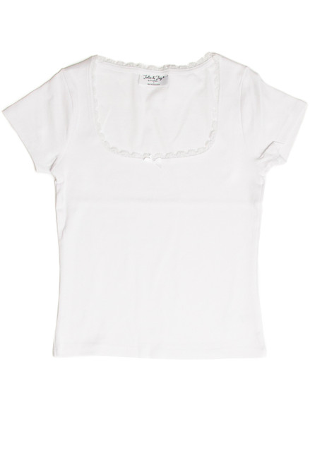 Square Neck Bow Tee