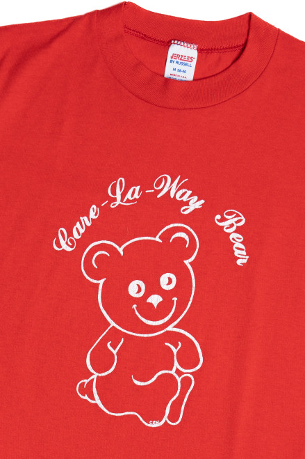 Vintage "Care-La-Way Bear" Red T-Shirt