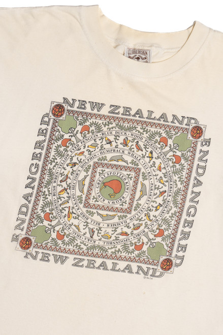 Vintage "New Zealand" Animals Clarke Design T-Shirt