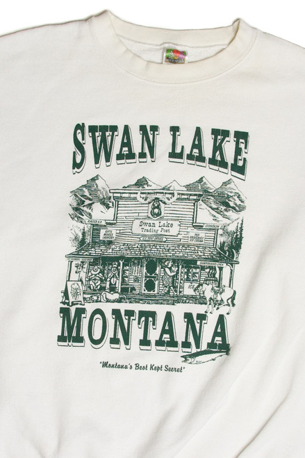 Vintage Swan Lake Montana Sweatshirt