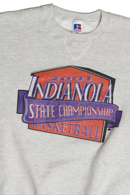 Vintage Indianola 2001 State Championship Basketball Sweatshirt