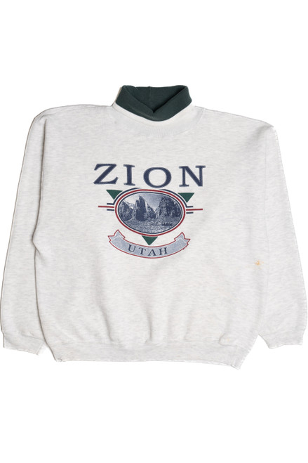 Vintage 1993 "Zion Utah" Turtleneck Sweatshirt