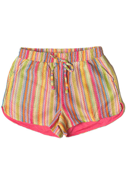 Crochet Stripe Shorts