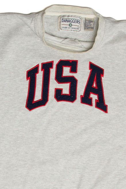 Vintage USA Embroidered Sweatshirt