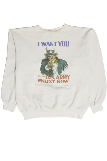 Vintage Uncle Sam "I Want You" Sweatshirt