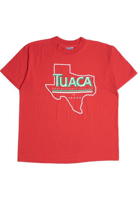 Vintage "Tuaca Unmistakably Italian In Texas" T-Shirt