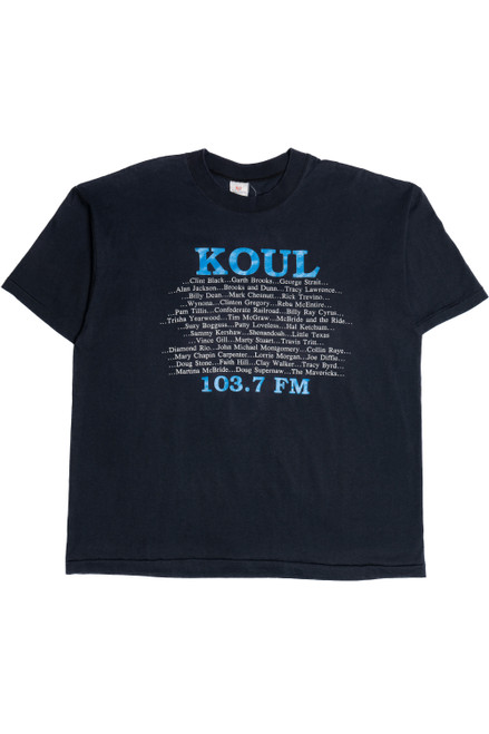 Vintage "KUOL 103.7 FM" "Today's New Country" T-Shirt