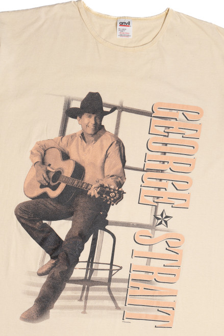 Vintage George Strait Tall T-Shirt Night Shirt