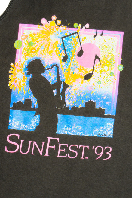 Vintage "SunFest '93" T-Shirt Tank Top