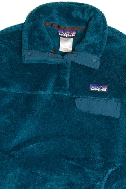 Patagonia Blue Polartec Quarter Snap Pullover