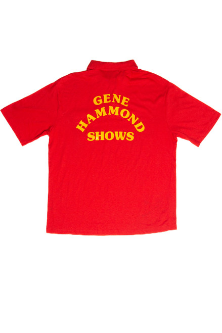 Vintage Gene Hammond Shows Polo Shirt