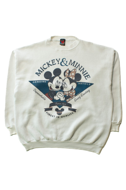 Vintage Mickey & Minnie Genuine Article Sweatshirt (1990s)